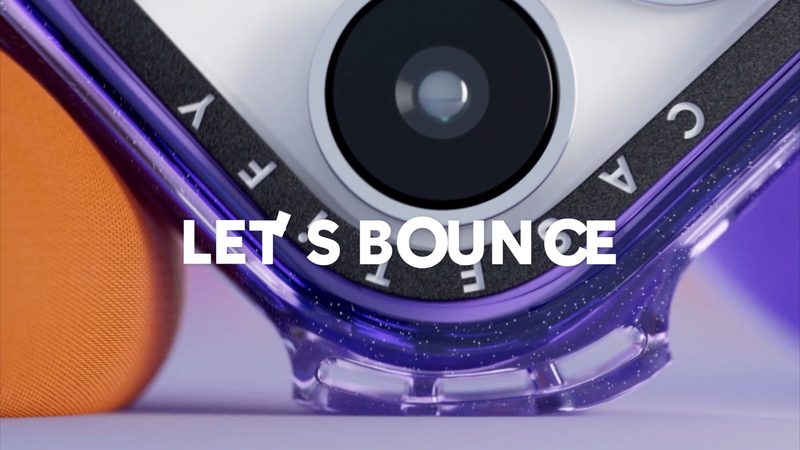 CASETiFY x iPhone 14 Bounce Case — carbon