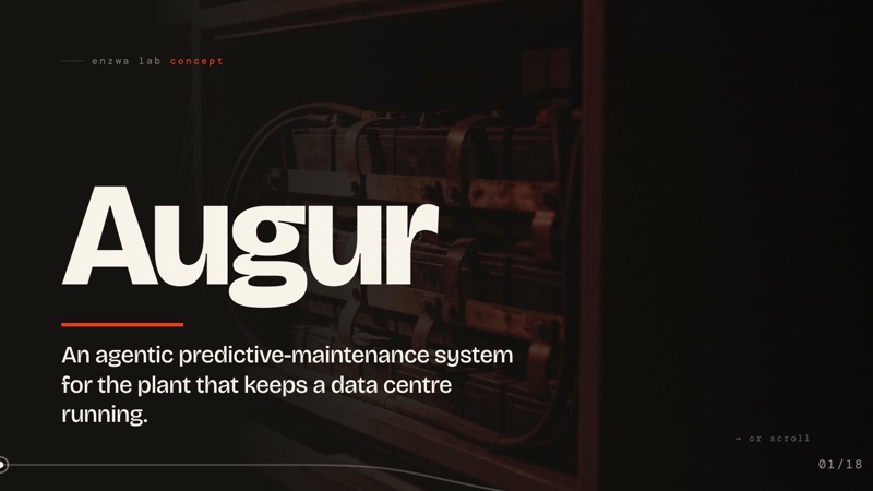 The Augur explainer: an agentic predictive-maintenance system