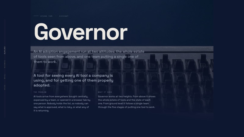 The Governor explainer: from the estate down to one desk
