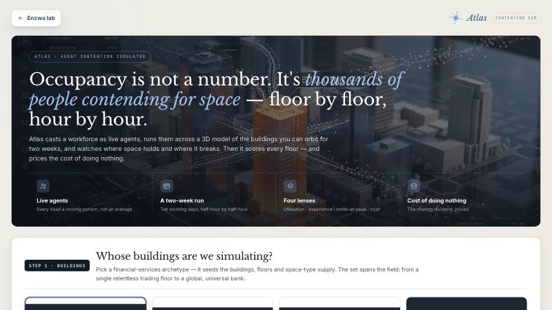 Atlas interactive page