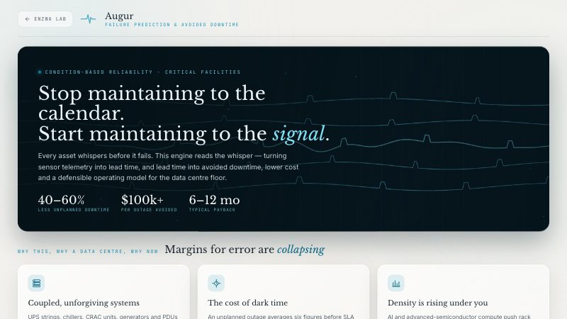 Augur interactive page