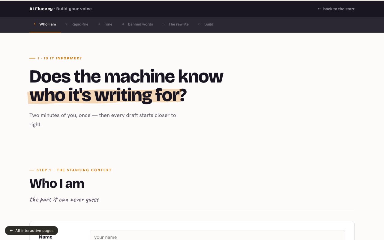 The Enzwa Voice Builder interface